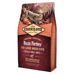 Carnilove Cat Food Anka och Kalkon muskler ben för stora vuxna katter